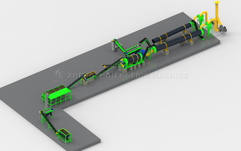 Zhengzhou Gofine Machine Equipment CO., LTD productielijn van de fabrikant