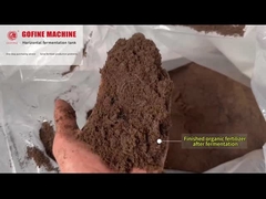 Aerobe gisting Compost meststofapparatuur voor organisch afval