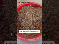 Schapenmest halfnat materiaal voor het malen van productieapparatuur voor organische meststoffen