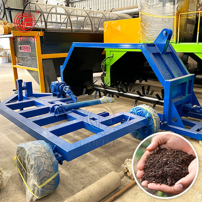 Compost van trektype Windrow Turner Productieapparatuur voor meststoffen voor de landbouw