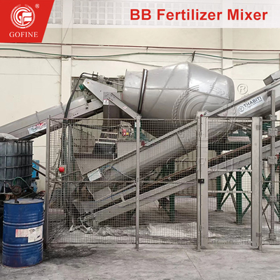 1-2 T/h samengestelde BB-meststof Plant Bulk Blending Fertilizer Mixer