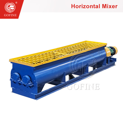 Hoogwaardige dubbele schacht padelbetonmixer voor cementfabriek