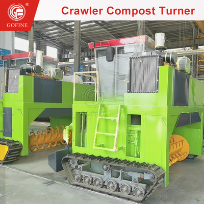 Crawler Compost Turner High Efficiency Organic Fertilizer Machine voor China fabrikant