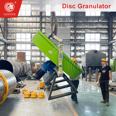 1-2 T/H schijf organische meststof granulator voor natte granulatie