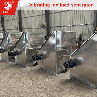 Industrieel automatisch vaste-vloeistofseparator met verstelbare trillingsfrequentie