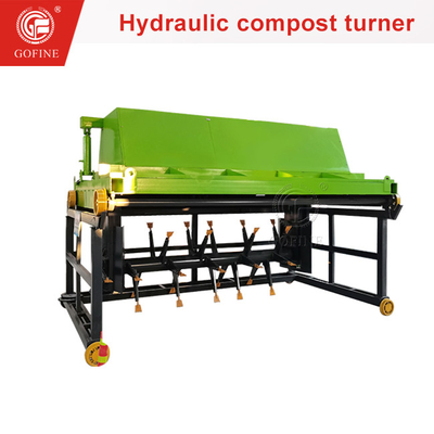 Hydraulische compostmixer voor duurzame productie van organische meststoffen