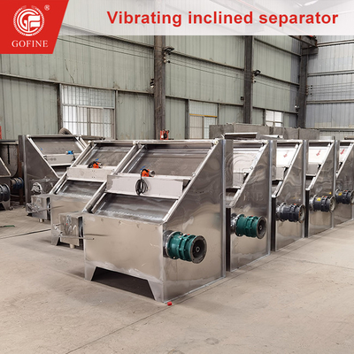 Ondersteuning van aangepaste kipmestseparator mest dehydrator machine