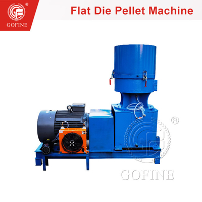 Finale korrels 2-8 mm Kolomvormige deeltjes Flat Die Pellet Machine voor meststof productielijn