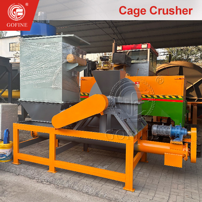 22 kW Ertsmest Industrial Crushing Equipment met elektrische tweelingmotor