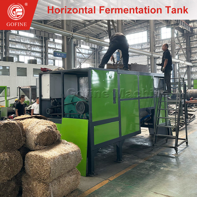 Efficiënt composteren Fermentatie Gemengd tank van organische meststoffen afval