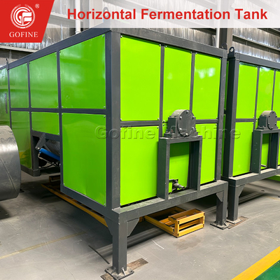 Hoogtemperatuur aerobisch gistingscomposttank voor kippenmest