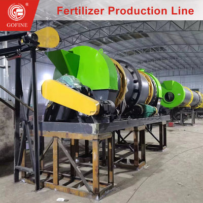 Project voor een roterende mengmachine voor pelletizer en meststofgranulerende installatie