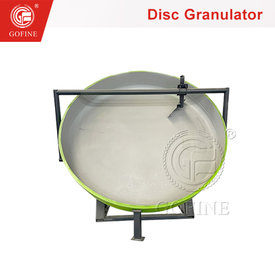 Pan Granulator voor het verwerken van pellets van organische meststoffen met een schijf met een diameter van 1-3 m