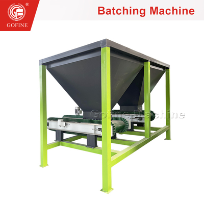 Dynamische doseermachine voor een kunstmestproductielijn