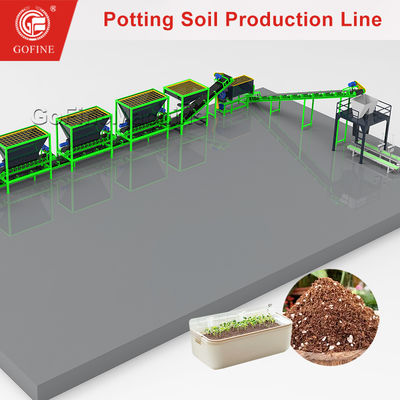 Commerciële Kas Aarde Tuin Potgrond Menginstallatie