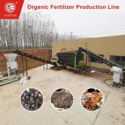 Complete Productielijn voor Kunstmestapparatuur voor Gemeentelijke Afvalcompostering