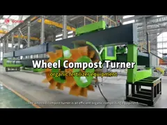 Op maat gemaakte paddle compost turner machine voor de productie van organische meststoffen